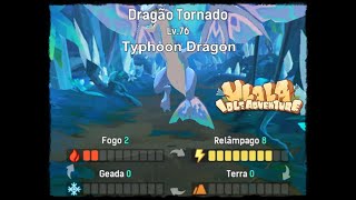 Typhoon Dragon  Dragão tornado  Geleira Puketa 75 a 80  Ulala idle adventure [upl. by Asserac]