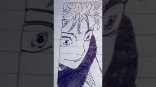 Kiko vs slime wkwk canda😁 shorts gojo sukuna jjk versus drawing anime jujutsukaisen [upl. by Leimad]