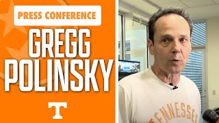 Tennessee basketball assistant coach Gregg Polinsky talks before the Vols travel to the Bahamas [upl. by Ramar858]