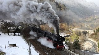 Mit zwei 01ern über den Gotthard Tag 2 Singen  Locarno 5 März 2015 [upl. by Regdor]