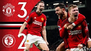 GARNACHO amp HOJLUND TO THE RESCUE 🤩  Man Utd 32 Aston Villa  Highlights [upl. by Powers]