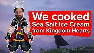 We made Sea Salt Ice Cream from Kingdom Hearts [upl. by Murry]