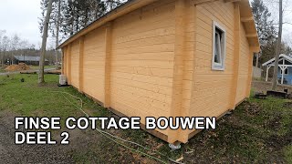 Finse Cottagetrekkershut Bouwen deel 2 [upl. by Kurtzman]