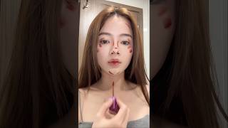 Korean blush hack  Skincare routine  daily care routine  makeup tutorial shorts diy [upl. by Arras]