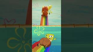 the quothes flyingquot song IRL 🌈  SpongeBob shorts [upl. by Nayrbo]