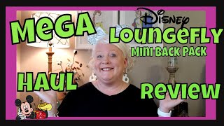 MEGA Loungefly Mini Backpack Haul and Review [upl. by Cyndie]