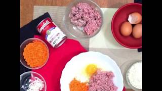 Campbells Meatball Recipe Video [upl. by Gnap]