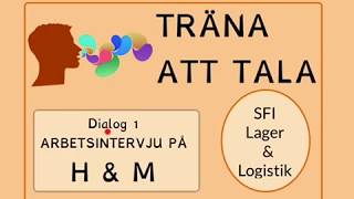 Träna tala HampM  dialog Sfi [upl. by Nuris]