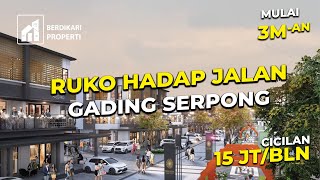 RUKO HADAP JALAN GADING SERPONG  RUKO PASADENA SQUARE [upl. by Todhunter315]