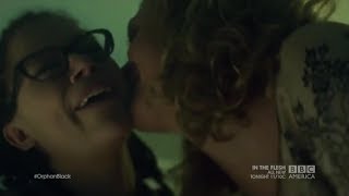 12 CZ Orphan Black Cophine scenes Cosima amp Delphine 2 season  CZ subt [upl. by Ayyn902]