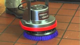 Oreck Orbiter Floor Machine Tile Cleaning [upl. by Micki]