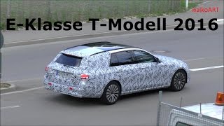 ERLKÖNIG PREMIERE Mercedes EKlasse TModell S213 EClass Estate 2017 first time on the road [upl. by Sucul]