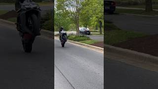 Suzuki Gsxr 750 Wheelie Stunts  Twin Culture subscribe bikelife [upl. by Aneelad32]