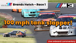 100mph off  Brands Hatch Indy  Kumho BMW Championship  8 April 2023  Race 1  Onboard [upl. by Eryn]