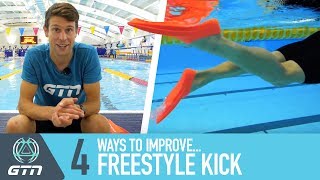 4 Ways To Improve Freestyle Kick  Front Crawl Swimming Tips For Triathletes [upl. by Andra]