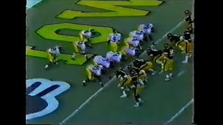 1988 Michigan Wolverines  Iowa Hawkeyes Football Full Game  No Huddle [upl. by Dahraf993]