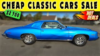 Chasing Legendary Classics 15 Classic Cars SALE Under Budget [upl. by Kermy]