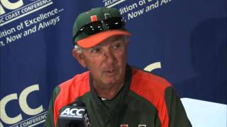 Miami  Game 2 Postgame Interview  ACC Championship [upl. by Namor347]