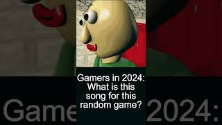 Baldis basics in behavior listeners 2024 vs 2018 thelivingtombstone baldi baldisbasics shorts [upl. by Alodi]