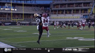 2024 USC vs Vanderbilt  Jalon Kilgore Pass Breakup [upl. by Ushijima]