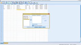 SPSS  Neue Variablen berechnen und transformieren [upl. by Yralih449]