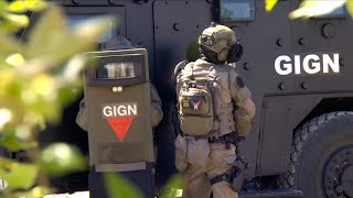 Démonstration du GIGN au salon Eurosatory 2022 [upl. by Mathis716]