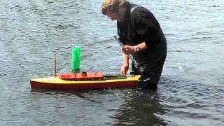 model steam boat straight running at Blackheath [upl. by Yenar]