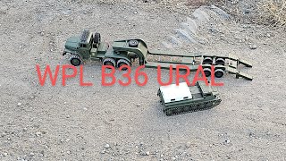 WPL B36 and E1 tank first drive [upl. by Honebein]