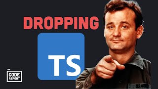 Big projects are ditching TypeScript… why [upl. by Augustina]