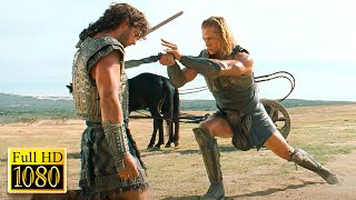 Troy Hector vs Achilles Battle to the Death in the Movie TROY 2014 [upl. by Itnavart351]