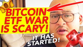 BITCOIN ETF WAR IS SCARY [upl. by Anirazc805]