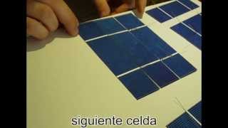 Como hacer un Panel Solar Fotovoltaico 1ra parte [upl. by Intruok735]