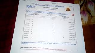 IGNOU MARD FINAL GRADE CARD Result [upl. by Nnylodnewg]