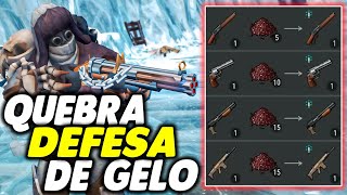 MODIFICAÇÃO DE ARMAS QUE QUEBRA DEFESA DE GELO  Last Day On Earth [upl. by Allehs568]