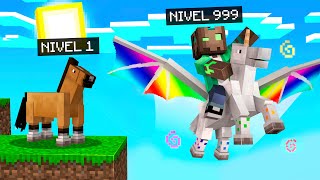 MINECRAFT pero CREAMOS LOS MEJORES CABALLOS MASCOTA 🐴🔥 MINECRAFT ALEATORIO [upl. by Aillij]