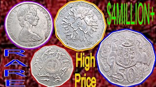 ULTRA RARE COINS AUSTRALIA 50c Coins You Wont Believe Exist [upl. by Yuzik281]