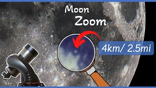 Moon Zoom 3X vs 5X Barlow Lens Test with Celestron Maksutov Telescope  ADC Magic [upl. by Ahsia]