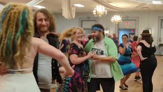 Sycamore and Angela DeCarlis Mt Airy Contra Dance [upl. by Nemrak248]