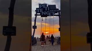 Indahnya sunset di Pantai Petitenget Bali shorts bali [upl. by Adnorahs165]