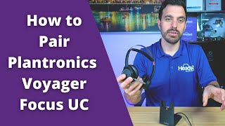 How to Pair Plantronics Voyager Focus UC [upl. by Linad]