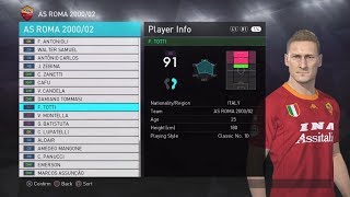 PES 2018 AS ROMA 20002002 [upl. by Nisen]