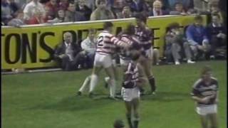 Wigan v Manly  1987 World Club Challenge [upl. by Hannahsohs]