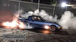 HOONIGAN DT 159 400hp Turbo 13B Rotary FB RX7 by Angel Motorsports [upl. by Adne644]