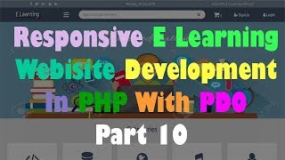 E Learning Website Development In PHP With PDO Part 10 Display All Categories In Admin Panel [upl. by Paulson]