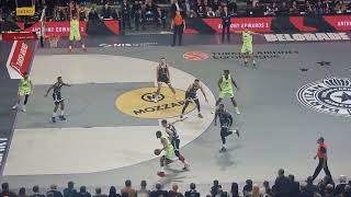 Partizan 🇷🇸 Barcelona 🇪🇸 7987 Carlik Jones trojka za kraj 34 ☄️ [upl. by Birdella]