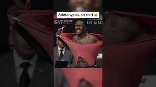 Adesanya vs shirts 😂 UFC305 [upl. by Efrem810]