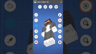 How to use skin editor 3d to make own skin for Minecraft pocket edition Burst Nomer [upl. by Enaerb]