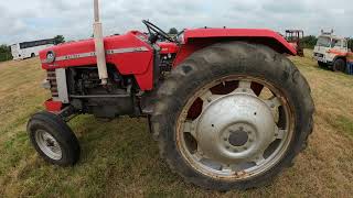 1969 Massey Ferguson 165 MultiPower 35 Litre 4Cyl Diesel Tractor 58 HP Dauntsey [upl. by Nivrem]