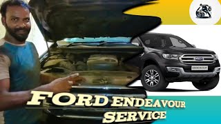 😱Full Service Ford Endeavour Oil Change Break Service Air Filter Car Service [upl. by Kristie]