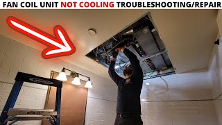 HVAC Fan Coil Unit Not Cooling HACK JOB REPAIR DaikinMcQuay FCU TroubleshootingRepair [upl. by Atsirc]